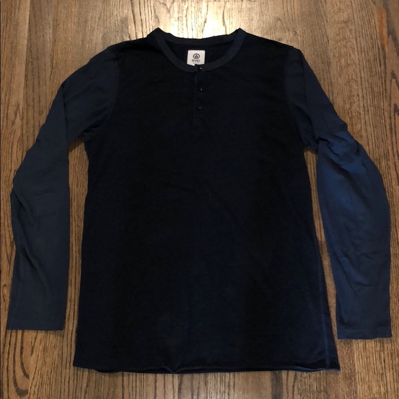 Ever Other - Navy EVER long sleeve Henley